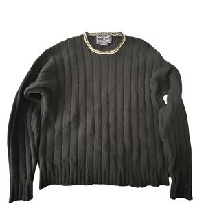 Vintage Ralph Lauren Black Crewneck polo sport Sweater